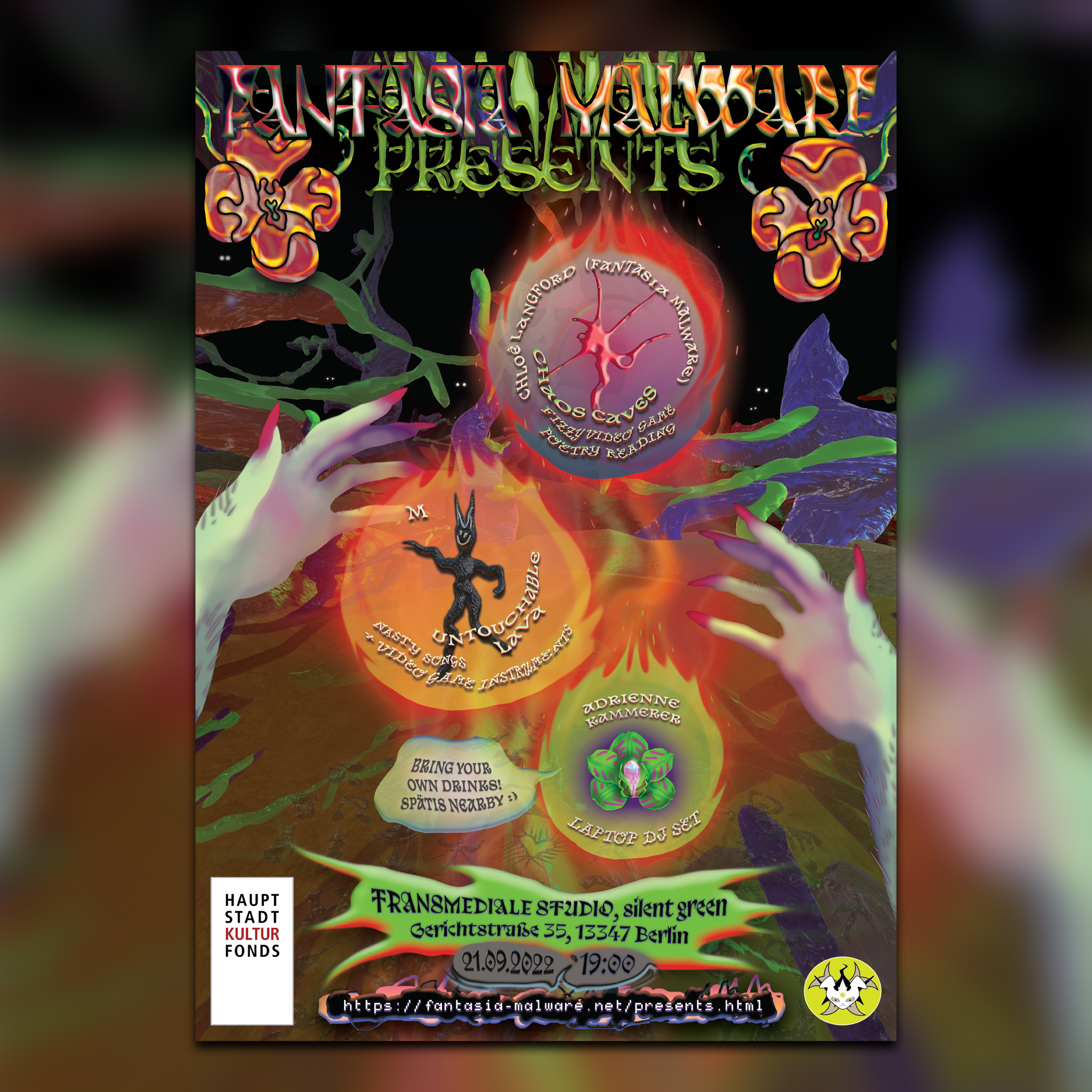 Fantasia Malware Presents, second poster by alpha_rats