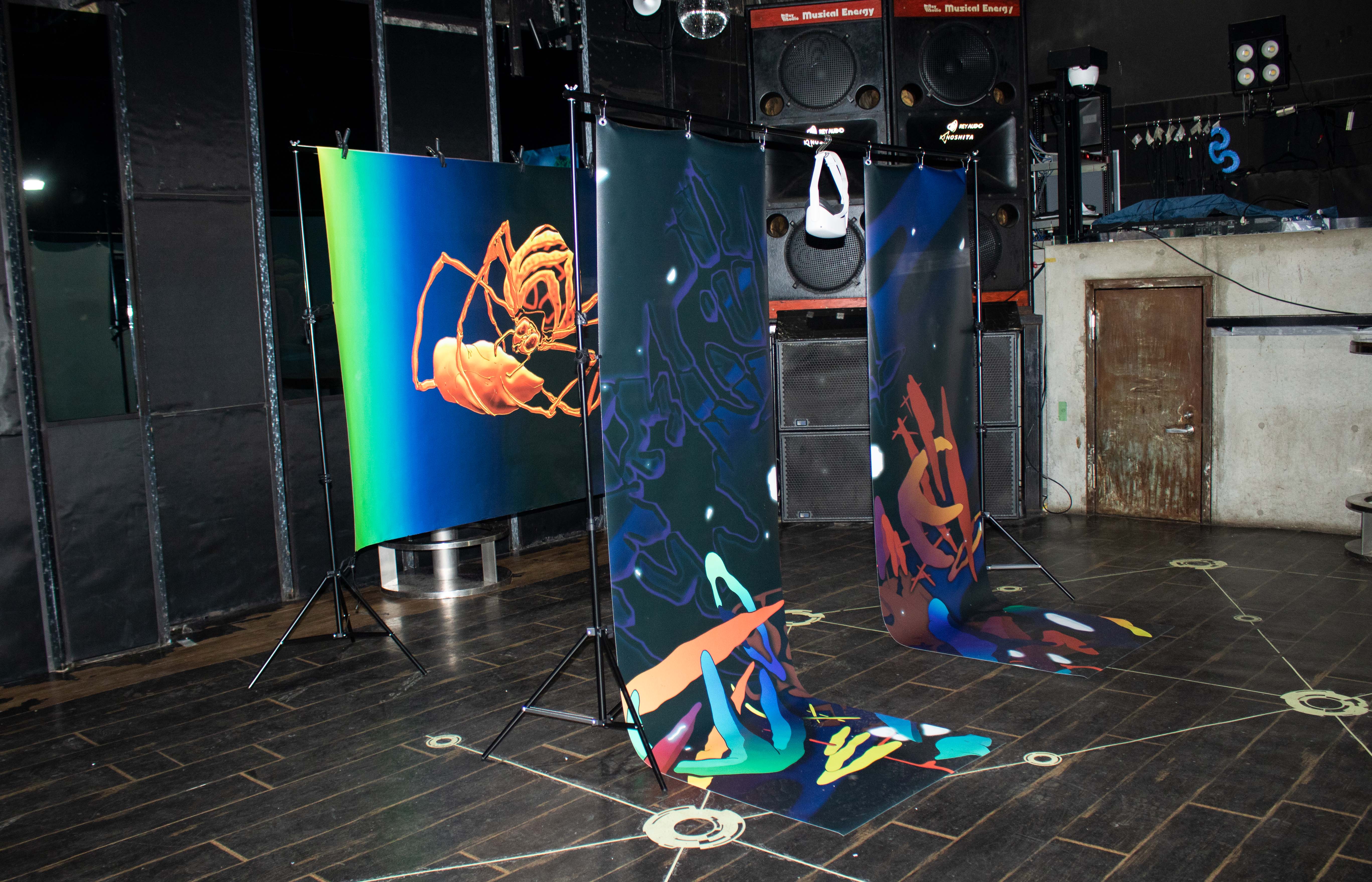 Celestial Reactors ported to Oculus Quest, shown at Imaginary Line 2022 at Contact Tokyo